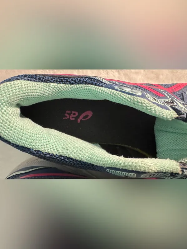ASICS Gel-Venture 8 Trail Running Shoes Running Sneaker Blue Pink Grey Women's - Image 4