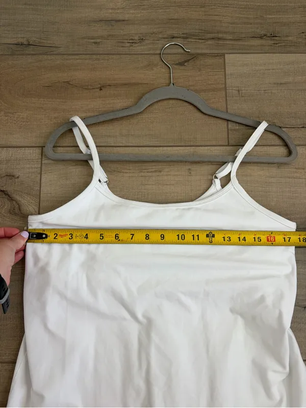 Beyond Yoga Spacedye Essentials Athletic Casual Tennis Dress White XL - Image 7