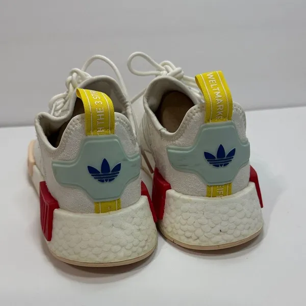 adidas NMD_R1 Withe with red and yellow - Image 5