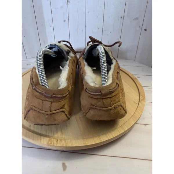 UGG Dakota Women's US 8 Moccasin Slipper Shoe Chestnut Shearling Lined - Image 7