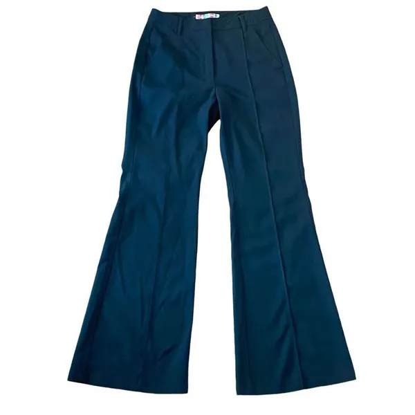 Urban Outfitters black high rise seam front flared pant 0 - Image 2