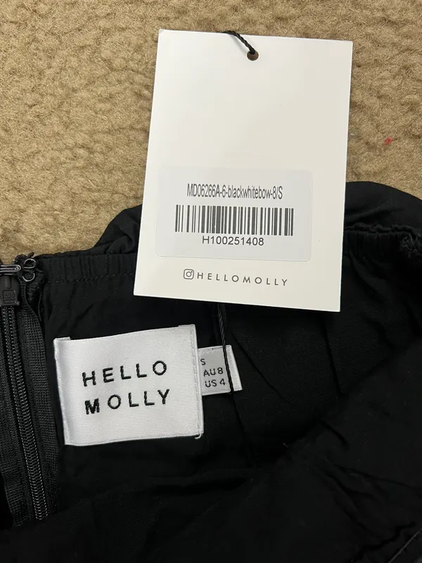 Hello Molly Fluttering Fancy Strapless Dress with Bow - Image 3