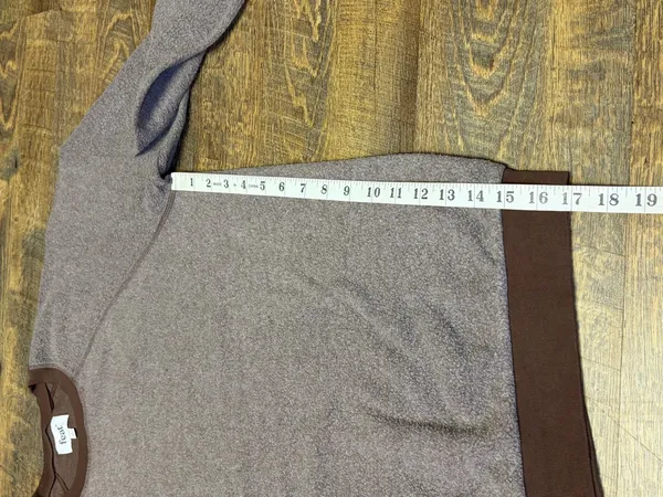 Feat Clothing BlanketBlend Womens Large Brown Pullover Crewneck Soft Sweatshirt - Image 5