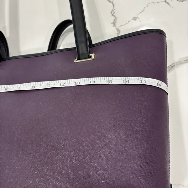 Lo & Sons Tote Purse Purple The Seville Tote Laptop Bag Travel - Image 10