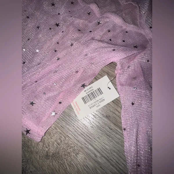 Bodyrage Glam Pink Mesh Long Sleeve Top Nwt - Image 4