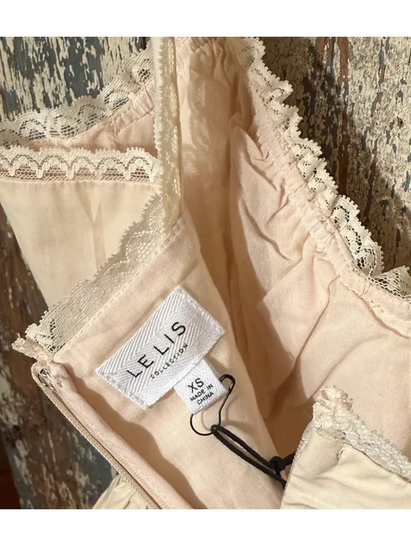 NWT Le Lis Corset-Style Milkmaid Mini Dress Festival Cottagecore Coquette XS - Image 6