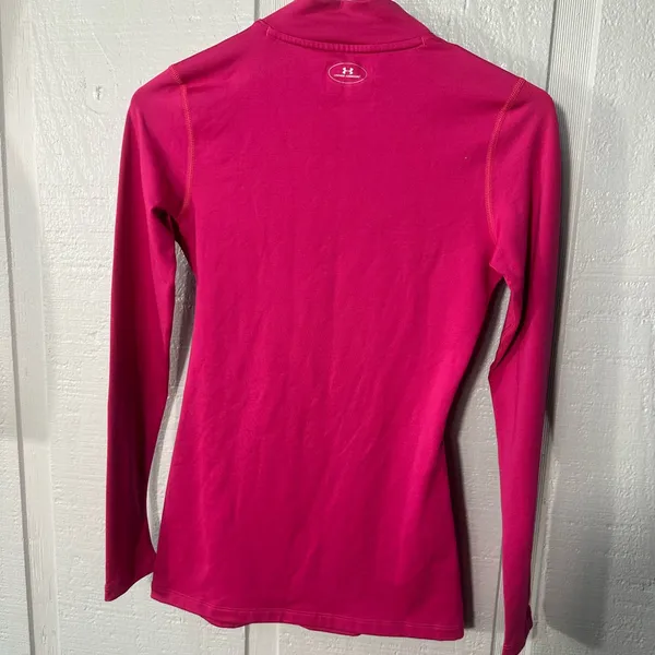 Under Armour Pink Fitted Womens Performance Top Size XS EUC - Image 6