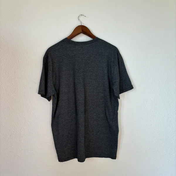 Gildan Grey Halloween Graphic Crew Neck T-Shirt - Image 2