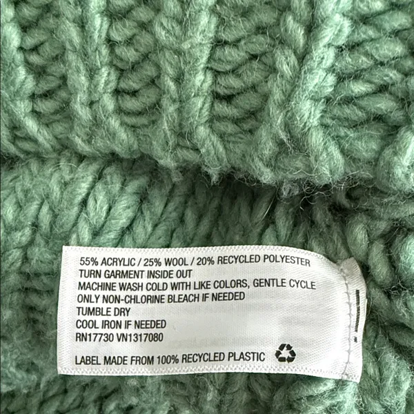 Universal Threads Good Co. Size XS Women's Teen Girl Cozy Green Knit Sweater - Image 7