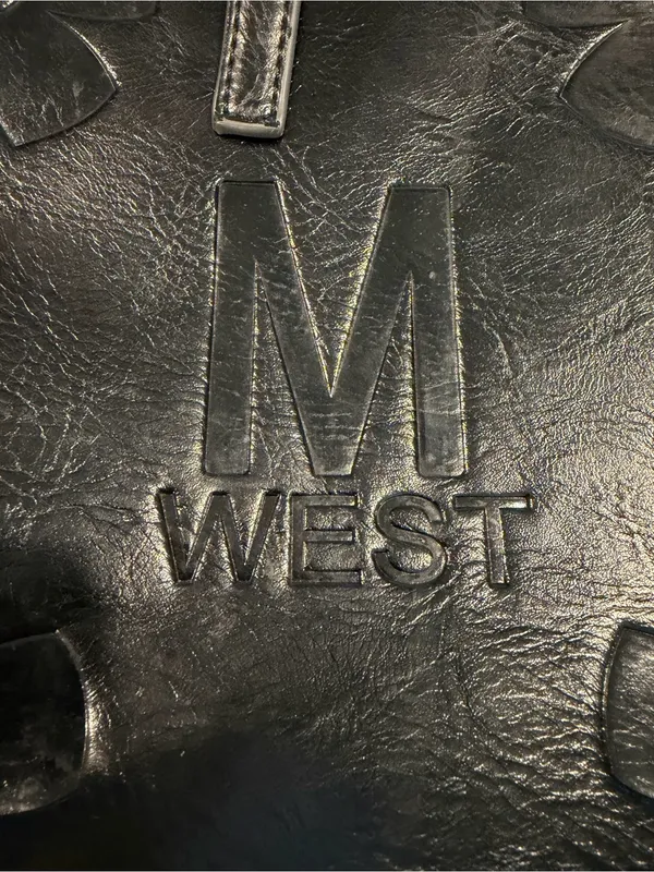 Montana West M West Black Embossed Floral Western Tote Shoulder Bag Purse - Image 4