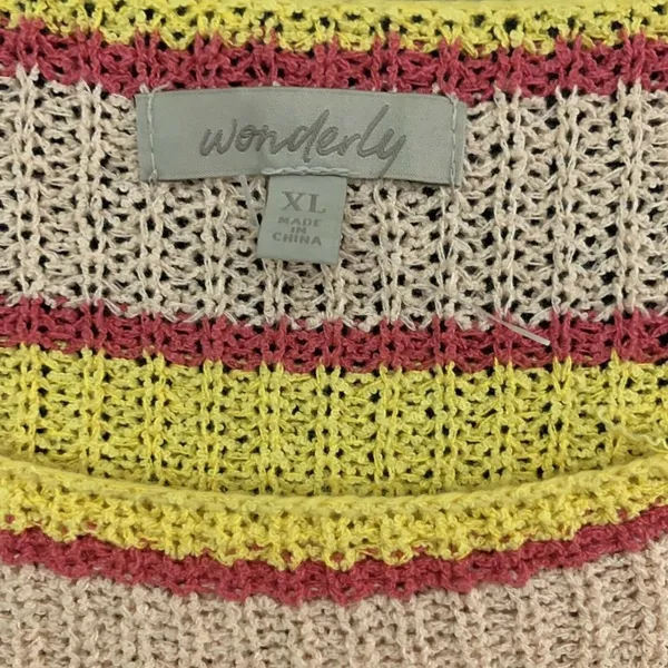 Wonderly Multicolor Stripe Pullover Sweater - Image 3