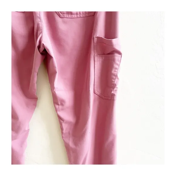 Beyond Scrubs 9 Pocket Tapered Leg Cargo Pant In Strawberry Mousse Petite Small - Image 11