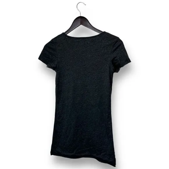NEW Women's Reversible Grey Paisley Print T-Shirt Size‎ XS Casual Dark Academia - Image 5