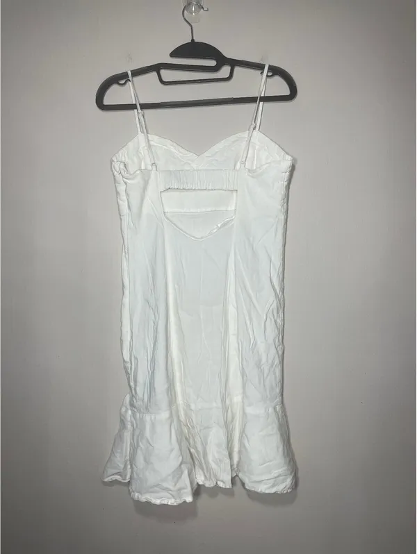 KUT from the Kloth White Sweetheart Sundress brunch garden party festival Sz S - Image 4