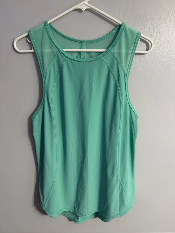 lululemon athletica Mint Green Performance Tank Size 2 - Image 4
