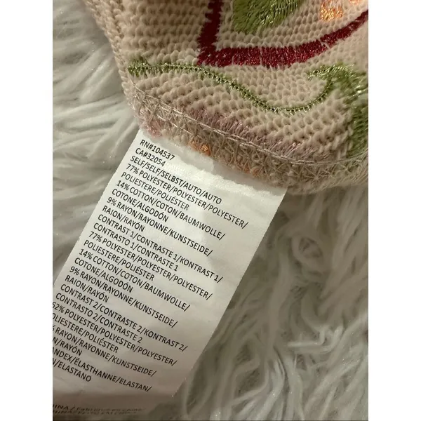 Anthropologie Tiny Helena Embroidered Pullover in Cream Small - Image 7