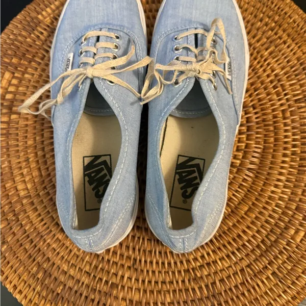 Vans Sky Blue Canvas Sneakers‎ - Image 4