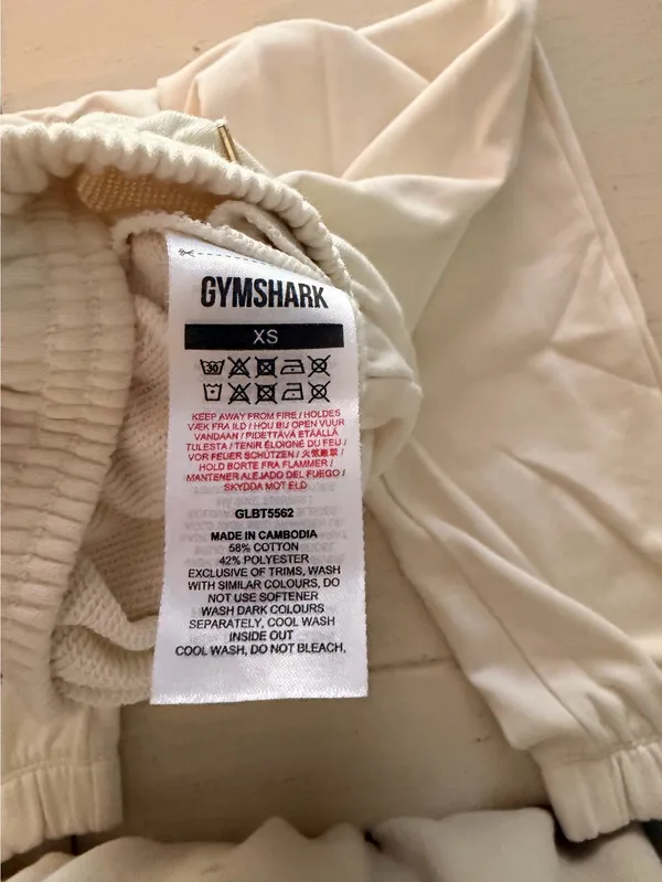 Gymshark Whitney Simmons Joggers Cream - Image 4