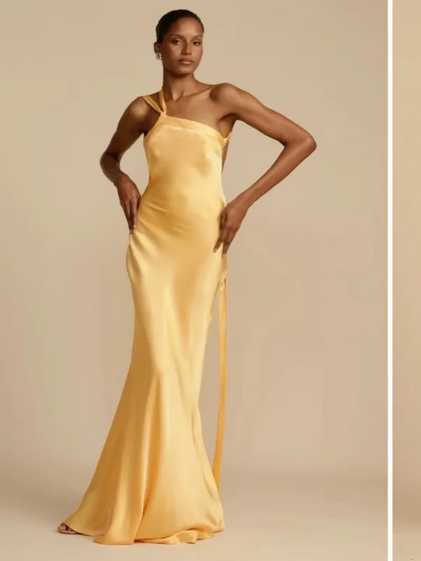 Arcina Ori yellow dress Monique Dress in color sunshine - Image 3