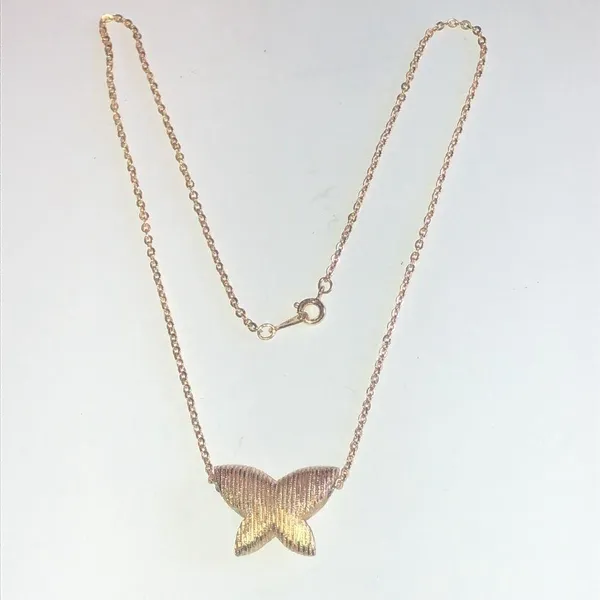 Artistry Brand Gold Tone Chunky Butterfly Pendant Boho Necklace - Image 7