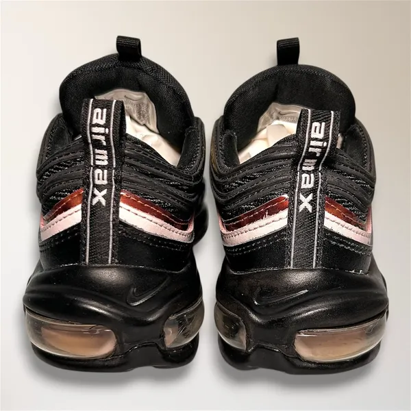Nike‎ Air Max 97 Black Pink Rose Gold Sneakers Air Cushion Womens 7 CU4751-001 - Image 9