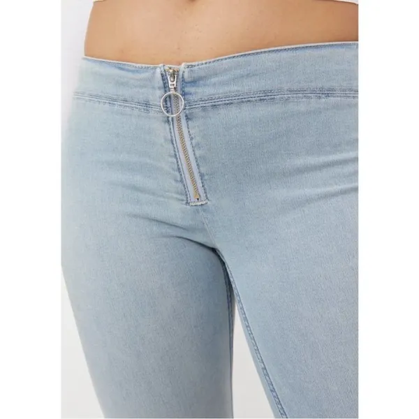 Free People Jett Low Rise Flare / Glass Blue 29 - Image 5