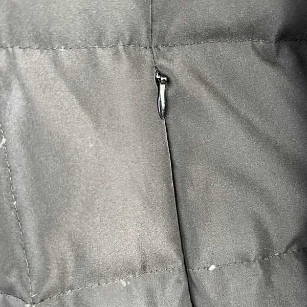 Calvin Klein Size XL Coat Down Puffer Quilted Jacket Black Fleece Lined Full Zip - Image 3