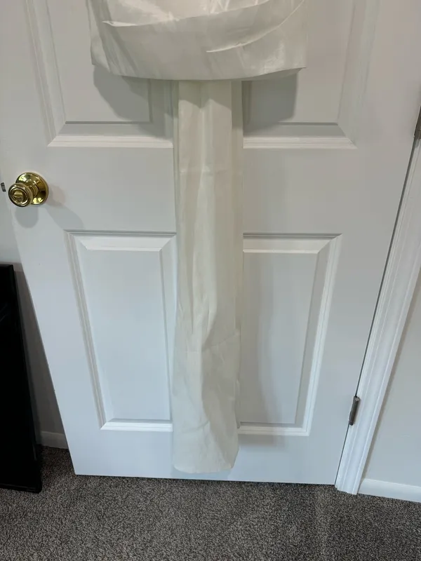 12th Tribe White Mini Dress with Bow - Image 3
