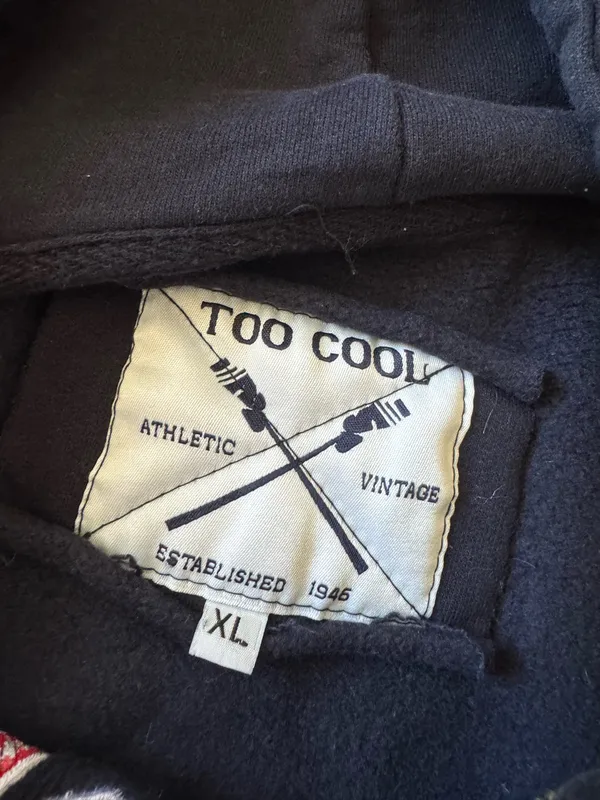 Boston zip up hoodie Blue Size XL - Image 4