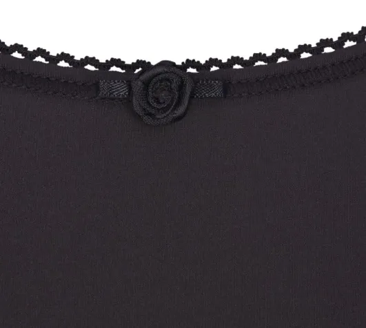 SKIMS Picot Cropped T-Shirt Set - Image 4