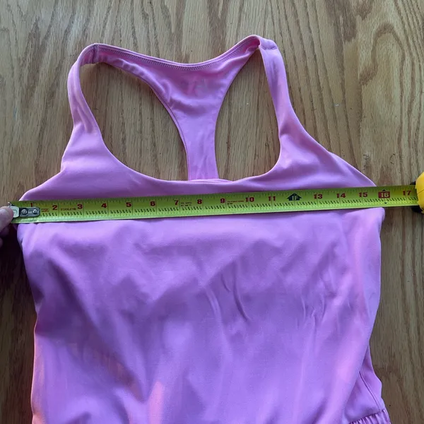 Aerie Offline Pink Athletic Romper Jumpsuit Women's Size Large L‎ Racerback - Image 7