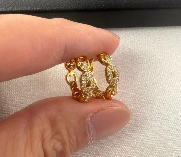 17mm Small Hoop Earrings for Women Yellow Gold Color - Image 4
