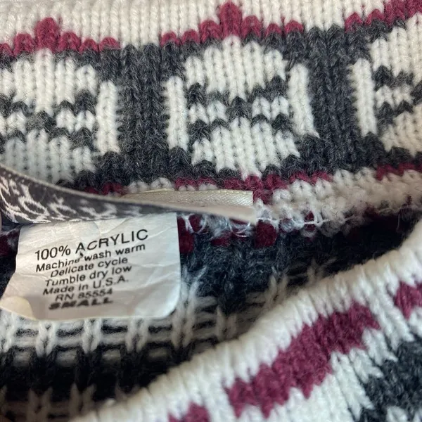 Carriage Court Crewneck‎ Tunic Sweater Womens Size Small Nordic Faire - Image 4