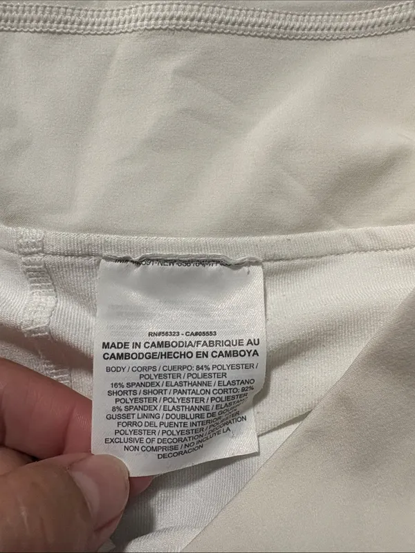 Nike DRI fit size small Women's Light Gray White Pleated Skater Tennis Skirt ath - Image 7