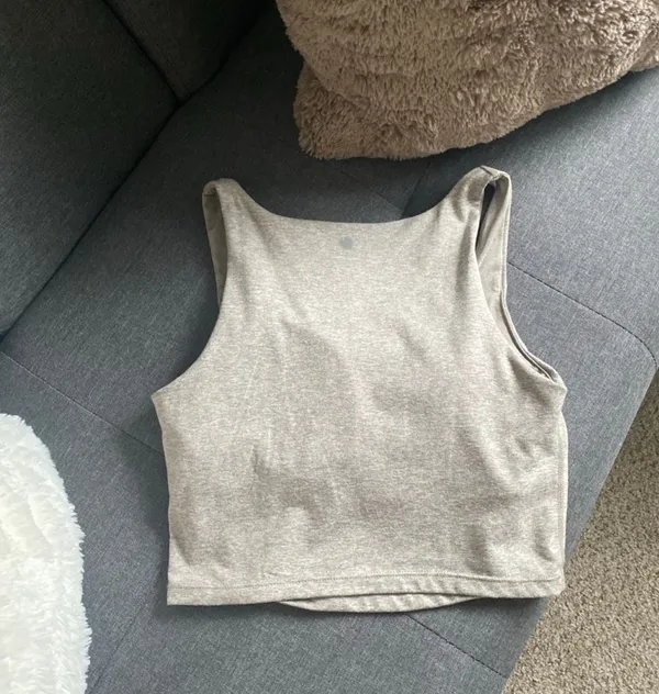 Tan Workout tank Gray Size XS - Image 5