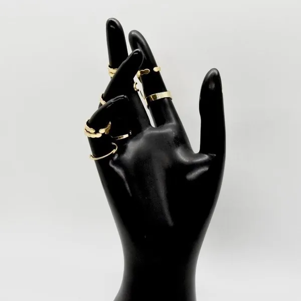 Gold Stacking Ring Set - Image 6