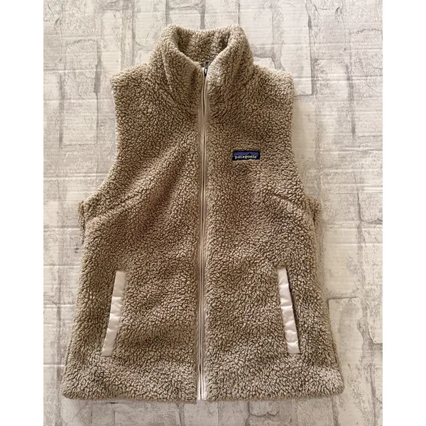 Patagonia Los Gatos High-Pile Fleece Vest Shroom Taupe Granola Girl Gorpcore S - Image 2