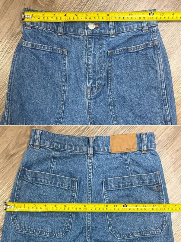 Madewell ’90s Straight Utility Jeans 25 Fenwood Wash High Rise $138 - Image 8
