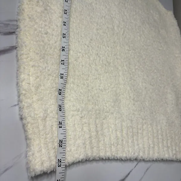Skims‎ Sherpa Knit Tank Top 2X/3X Bone Ivory Cozy Soft NWOT Stretch Sleeveless - Image 10