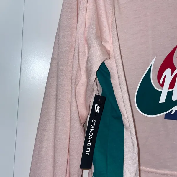 Brand new with tag light pink Nike crop top (retro look) - Image 4