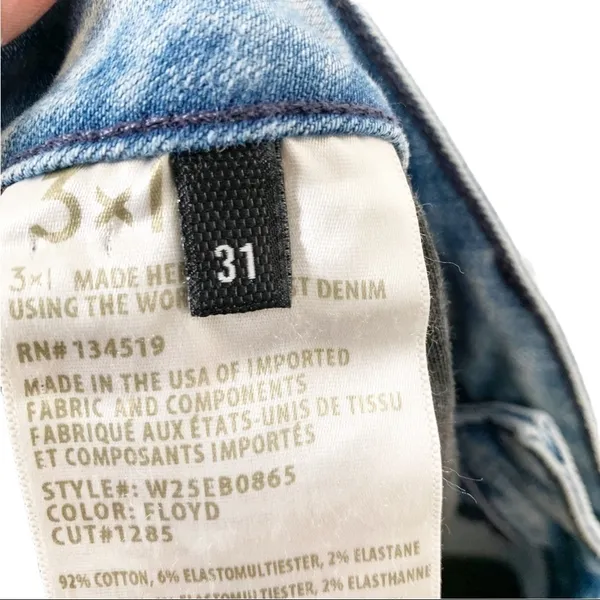 3x1 NYC Flare Leg Jeans Size 31 - Image 9