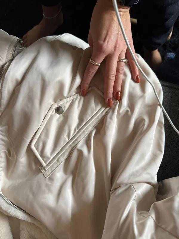 Oversized Reversible Bomber Jacket - Image 3