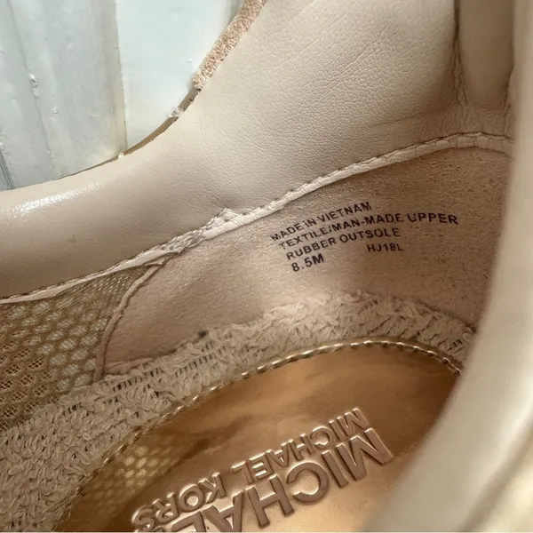 MICHAEL Michael Kors - Maggie Mesh Trainer Sneakers in Pink and Rose Gold - Image 9