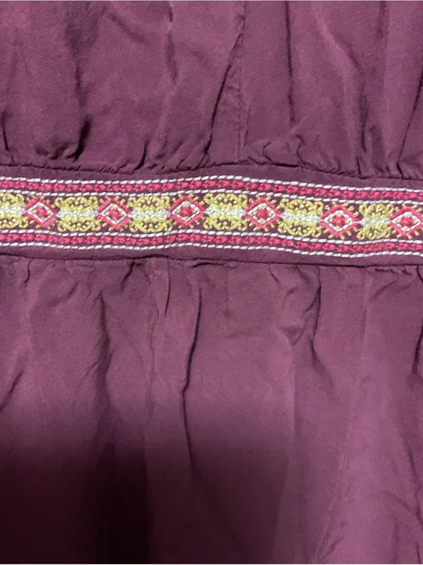 Faded Glory Plum Spaghetti Strap Maxi Dress - Image 3