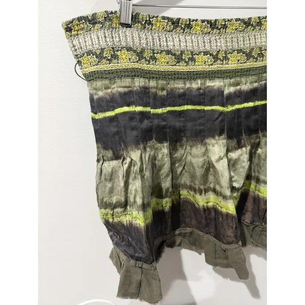 FP MART Vintage Y2K The Originals Tie-Dyed Mini Skirt Sz S Free People Green W - Image 2