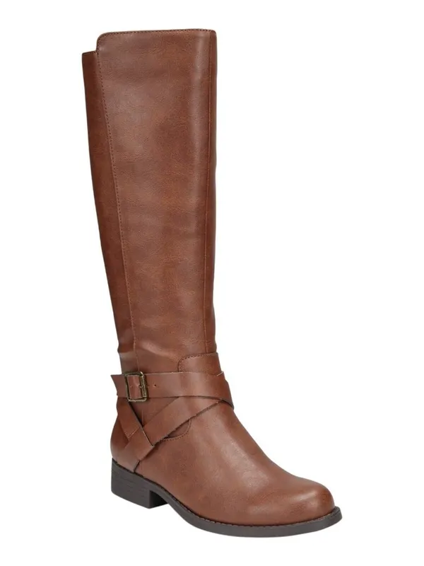 NEW Style & Co. Margoo Riding Boots Faux Leather 10021524100 Acorn Brown 6.5M - Image 5
