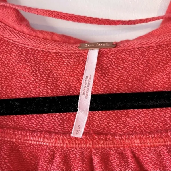 Free People Sunrise Sunset Cropped Hoodie Small - Image 8