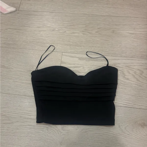 Zara Strapless Crop Top S - Image 6