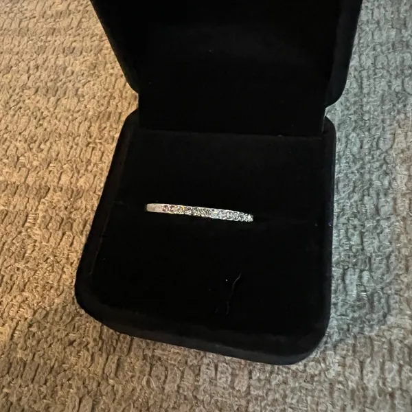 Gorgeous Stainless Steel Silver Band Size 7 - Image 2