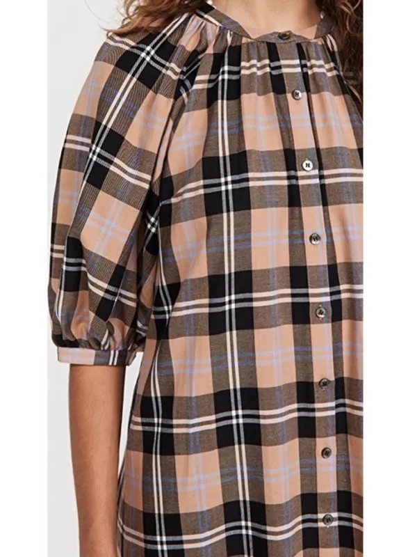 Staud Vincent Dress in Cotton Twill Womens Size S - Image 5